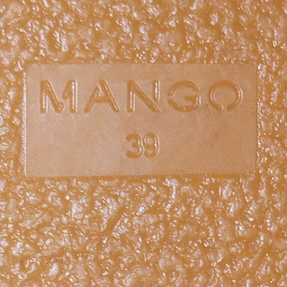 Women's Shiny Gold Mango Shoes Lace Up Cork Soles Size 39 - Picture 3 of 12